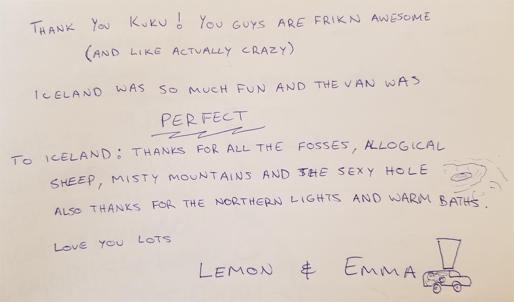 Lemon and Emma 2019