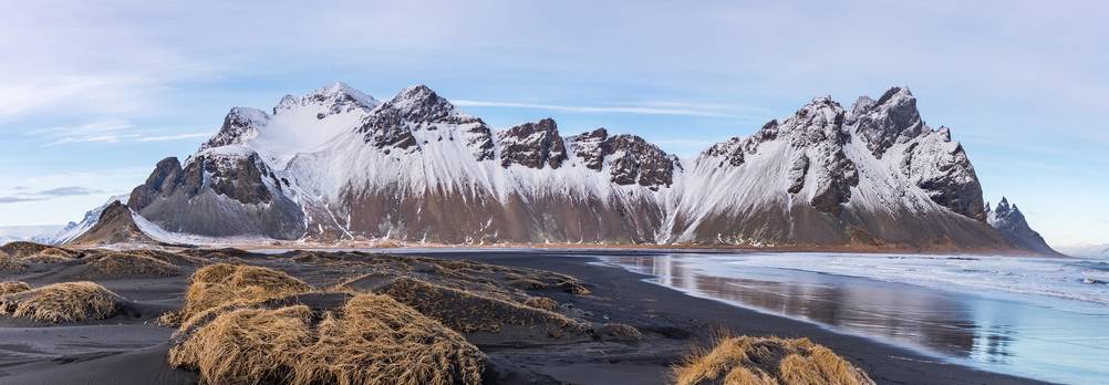 Stokknes beach in Iceland