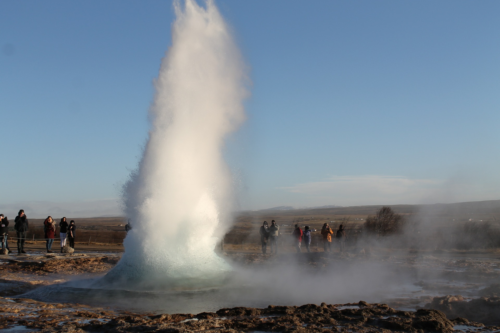 Strokkur erupting